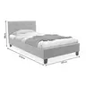 006-000036 Единечен кревет Mago dark grey