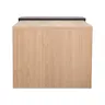 225-000066 Клуб маса Barton природен финиш / ногарки орев 90x45x40см