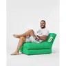 248FRN1218 Bean Bag Siesta Sofa Bed Pouf - Green