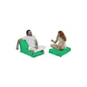 248FRN1218 Bean Bag Siesta Sofa Bed Pouf - Green