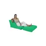 248FRN1218 Bean Bag Siesta Sofa Bed Pouf - Green