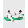248FRN1218 Bean Bag Siesta Sofa Bed Pouf - Green