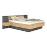 173-000052 Кревет Kantri сонома 160x200cm