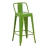 270-000033 Барска столица со наслон Utopia зелена 42x42x86cm