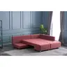 825BLC1185 Софа Manama Corner Sofa Bed Right - Claret Red