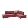 825BLC1185 Софа Manama Corner Sofa Bed Right - Claret Red