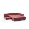 825BLC1185 Софа Manama Corner Sofa Bed Right - Claret Red