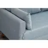 825BLC1686 Софа Bella Soft İkili Koltuk - Blue