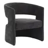 350-000009 Фотелја Leicy црна 69x63x76.5cm