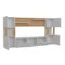 788DEC3094 ТВ Комода Lore - White, Teak