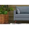 825BLC1687 Софа Bella Soft Üçlü Koltuk - Blue
