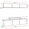 788DEC3049 ТВ Комода Line - White