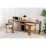 241NRD1103 Биро Twin Study Desk - Atlantic Pine