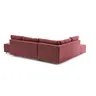 825BLC1186 Софа Manama Corner Sofa Bed Left - Claret Red