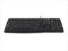 KEYBOARD WIRED USB LOGITECH K120, 920-002479