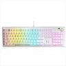 KEYBOARD MECHANICAL GLORIOUS GMMK 3 RGB 100% Hot Swappable Fox Linear Switches, White, w/knob GLO-KB-GMMK3-100-PB-FOX-W-WHT-US