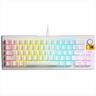 KEYBOARD MECHANICAL GLORIOUS GMMK 3 HE RGB 65% Dual HE/MX Hot Swappable Fox HE Linear Switches, White, w/knob GLO-KB-GMMK3-65-PB-HE-W-WHT-US