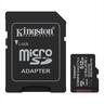 MEMORY CARD KINGSTON MICRO-SD 512GB CANVAS SELECT PLUS C10 UHS-I U1/U3 V10/30 100mb/s read, w/adapter, SDCS3/512GB