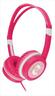 HEADPHONES GEMBIRD KIDS Pink, w/microphone 1x3.5mm jack, MHP-JR-PK