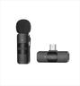 MICROPHONE WIRELESS BOYA BY-V10, USB-C receiver, black