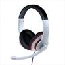 HEADPHONES GEMBIRD w/microphone 1x3.5mm White/Black, MHS-03-WTRDBK