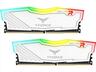 RAM DDR4 16GB(2x8GB) 3200MHz CL16 TEAM GROUP T-FORCE DELTA RGB, TF4D416G3200HC16FDC01 white