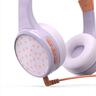 HEADPHONES WIRELESS HAMA Bluetooth "TEENS GUARD II", Orange/Purple, w/detachable microphone, 184183
