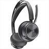 HEADPHONES POLY Voyager Focus 2 USB-A/C w/microphone, w/charging stand, 9T9J6AA#AC3 ,Bluetooth