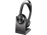 HEADPHONES POLY Voyager Focus 2 USB-A/C w/microphone, w/charging stand, 9T9J6AA#AC3 ,Bluetooth