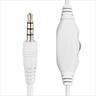 HEADPHONES GEMBIRD w/microphone 1x3.5mm White, MHS-03-WTRD
