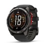 GARMIN Fenix 8 Pro – 51 mm, MicroLED Sapphire, Carbon Gray DLC Titanium, Black/Pebble Gray Silicone Band, 010-03380-01
