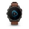 GARMIN Fenix 8 Pro – 51 mm, AMOLED, Sapphire, Titanium, Leather Band, 010-03199-40