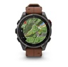 GARMIN Fenix 8 Pro – 51 mm, AMOLED, Sapphire, Titanium, Leather Band, 010-03199-40