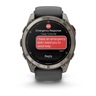 GARMIN Fenix 8 Pro – 51 mm, AMOLED, Sapphire, Titanium, Graphite/Black Silicone Band, 010-03199-11