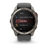 GARMIN Fenix 8 Pro – 51 mm, AMOLED, Sapphire, Titanium, Graphite/Black Silicone Band, 010-03199-11