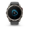 GARMIN Fenix 8 Pro – 51 mm, AMOLED, Sapphire, Titanium, Graphite/Black Silicone Band, 010-03199-11