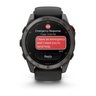 GARMIN Fenix 8 Pro – 47 mm, AMOLED, Sapphire, Carbon Gray DLC Titanium, Black/Pebble Gray Silicone Band, 010-03198-01