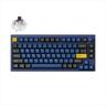 KEYBOARD MECHANICAL KEYCHRON LEMOKEY P1 PRO 75% QMK/VIA, HS, Al.body, RGB, 2.4 GHz & BT, Keychron super Brown switch, Navy Blue, w/knob, P1P-O3