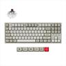 KEYBOARD MECHANICAL KEYCHRON C1 Pro 8K QMK/VIA TKL RGB HS Keychron Super Brown switch, C1PX-M3
