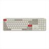 KEYBOARD WIRELESS KEYCHRON B6 PRO ULTRA SLIM Full Size Multi-Device (Wired, 2.4Ghz,Bluetooth), Retro Red, B6P-K13