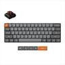 KEYBOARD MECHANICAL KEYCHRON K9 MAX QMK RGB HOT-SWAPPABLE 60% Milk POM Brown Brown switch Multi-Device (Wired+2.4 GHz), Black, K9M-H3