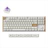 KEYBOARD MECHANICAL KEYCHRON K8 HE, Gateron Double-Rail Magnetic Nebula Switch, (2.4 GHz&BT, USB-C), White, K8H-Q1