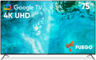 FUEGO 75 HKU 720 GTV, 4К UHD, SMART, Google TV
