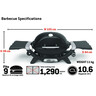 WEBER Q 1200N СКАРА НА ГАС