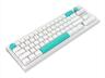 KEYBOARD MECHANICAL NUBI NK68 PRO, 65%, RGB, G3MS Aquamarine, 2.4Ghz/USB-C, White, NK68-PRO-WL-WH-ANSI