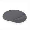 MOUSEPAD GEMBIRD 240x220 mm, GEL wrist support, grey, MP-GEL-GR