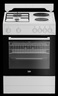 Beko FBS 64010 WD шпорет, 73L, A, Steamshine