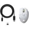 MOUSE WIRELESS CORSAIR Scimitar Elite SE RGB Gaming MOBA/MMO (16 buttons), 2.4Ghz & BT, White, CH-9314011-WW