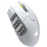 MOUSE WIRELESS CORSAIR Scimitar Elite SE RGB Gaming MOBA/MMO (16 buttons), 2.4Ghz & BT, White, CH-9314011-WW