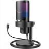 MICROPHONE FIFINE A9 RGB Polar Patterns, w/ARM, USB Type-C, 2.0m cable, Black, A9